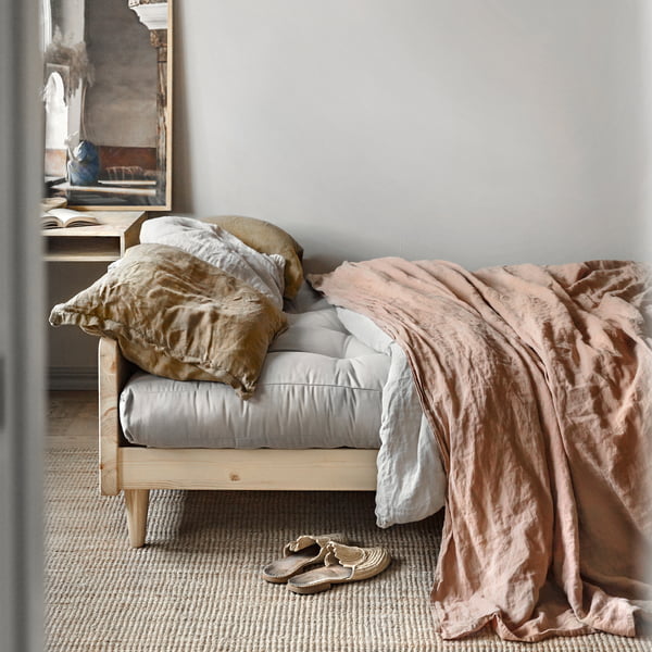 The Indie Sofa bed from Karup Design as a comfortable bed